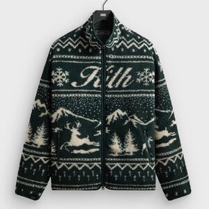 Kith Kithmas Harper Sherpa Zip-Up Jacket